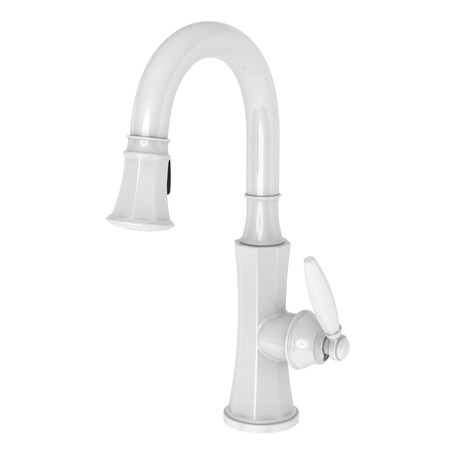 Newport Brass Prep/Bar Pull Down Faucet in White 1200-5223/50